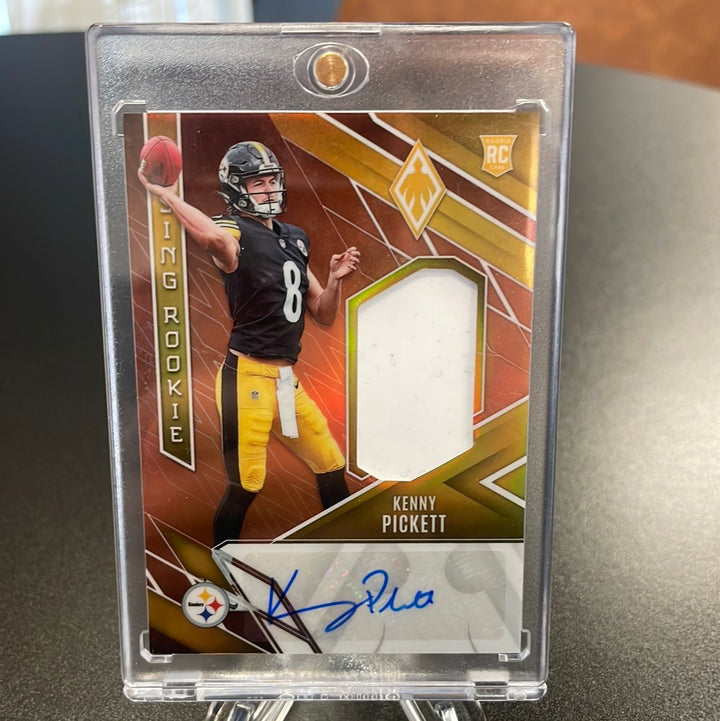 Kenny Pickett 2022 Panini Phoenix Rookie Patch Auto, 76/99