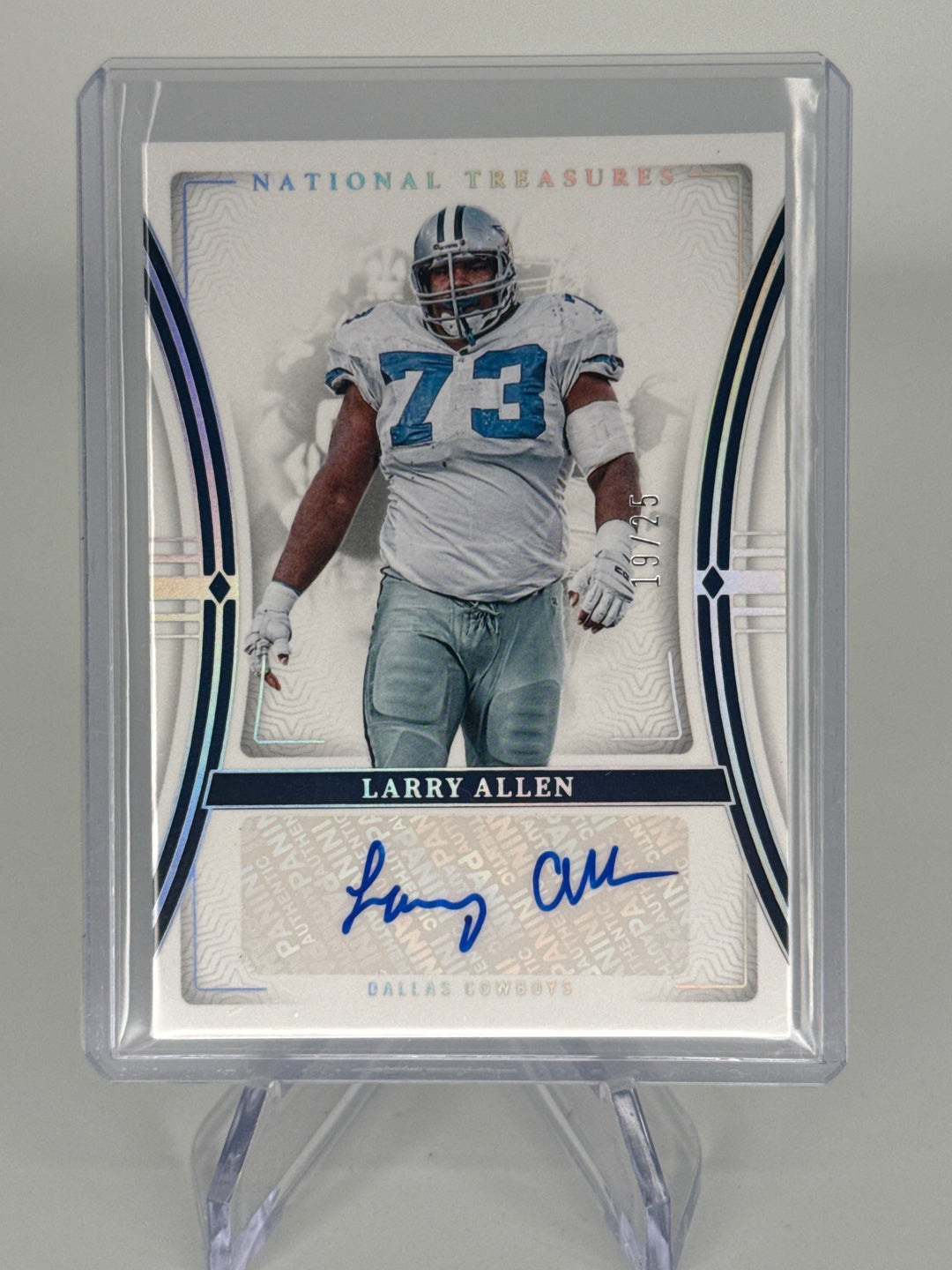 Larry Allen 2023 Panini National Treasures Auto, 19/25
