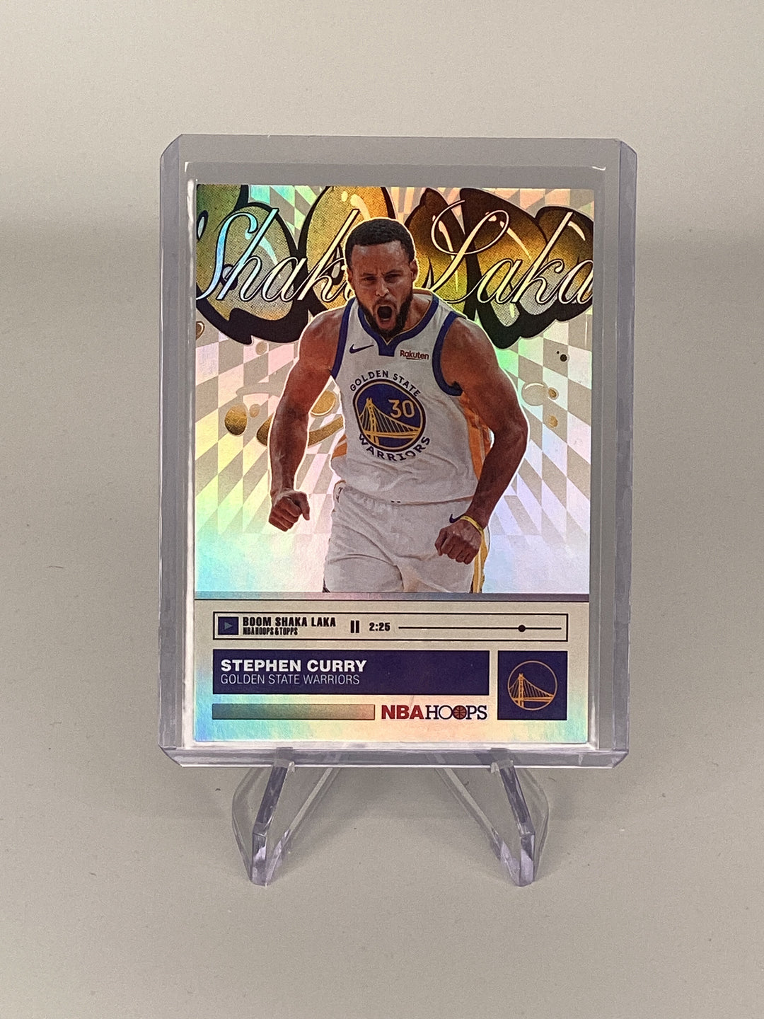 Stephen Curry 2026 Topps NBA Hoops Boom Shaka Laka SSP