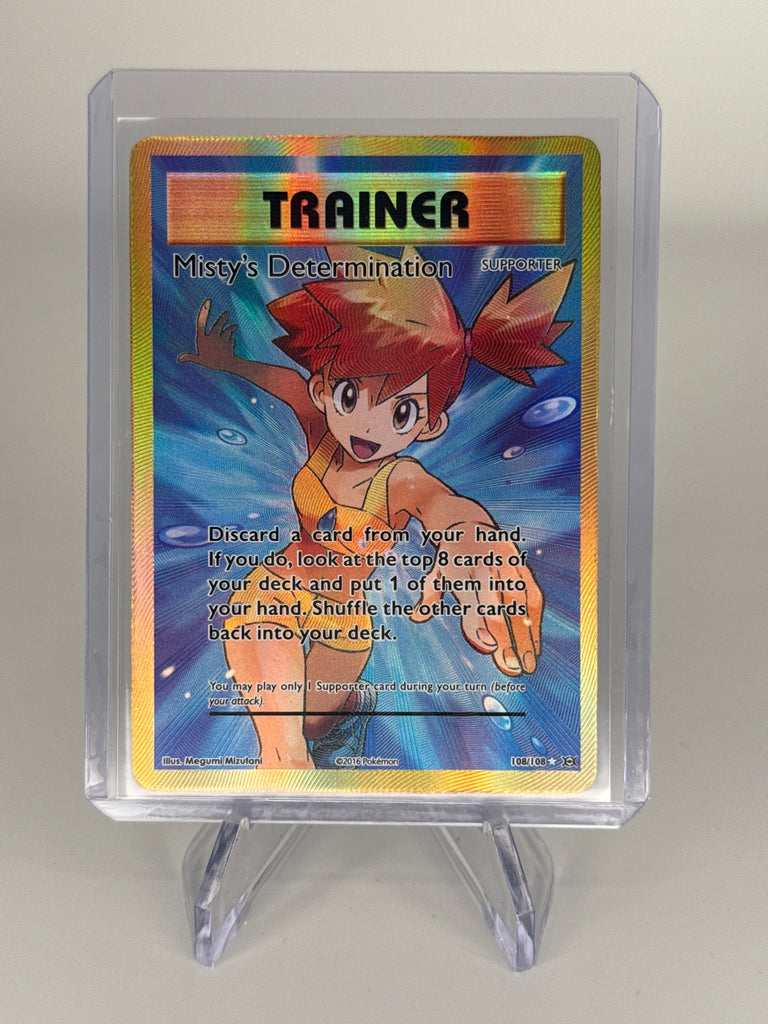 2016 pokemon trainer card TCG Misty's Determination Full Art Holofoil, 108/ – Hobby Shop Style:Shanks (ST-23) this card is the Release Recap: Top 20 Oinkologne cards