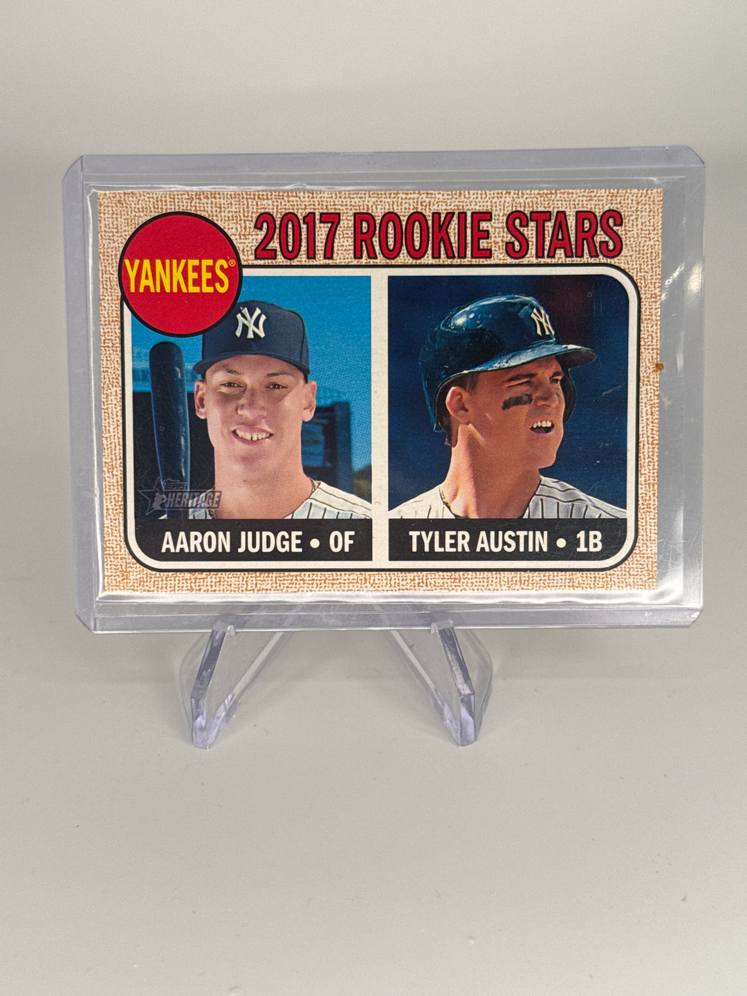 Aaron Judge/Tyler Austin 2017 Heritage Rookie Stars