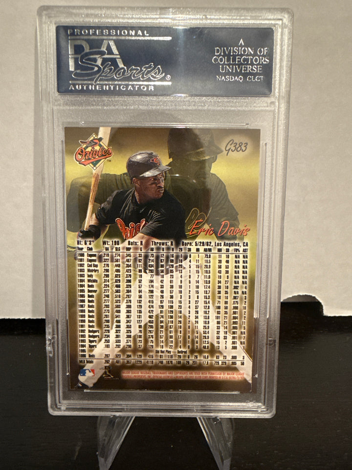 Eric Davis 1997 Fleer Ultra PSA Authentic Auto