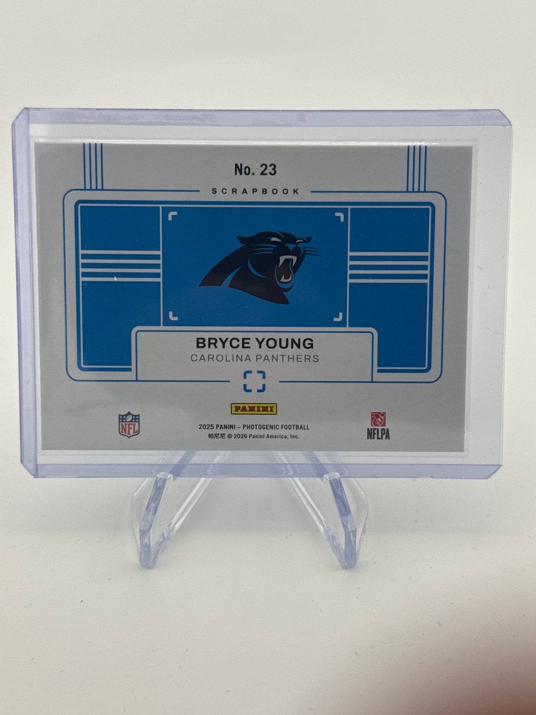 Bryce Young 2025 Panini Photogenic Scrapbook Teal, 16/35