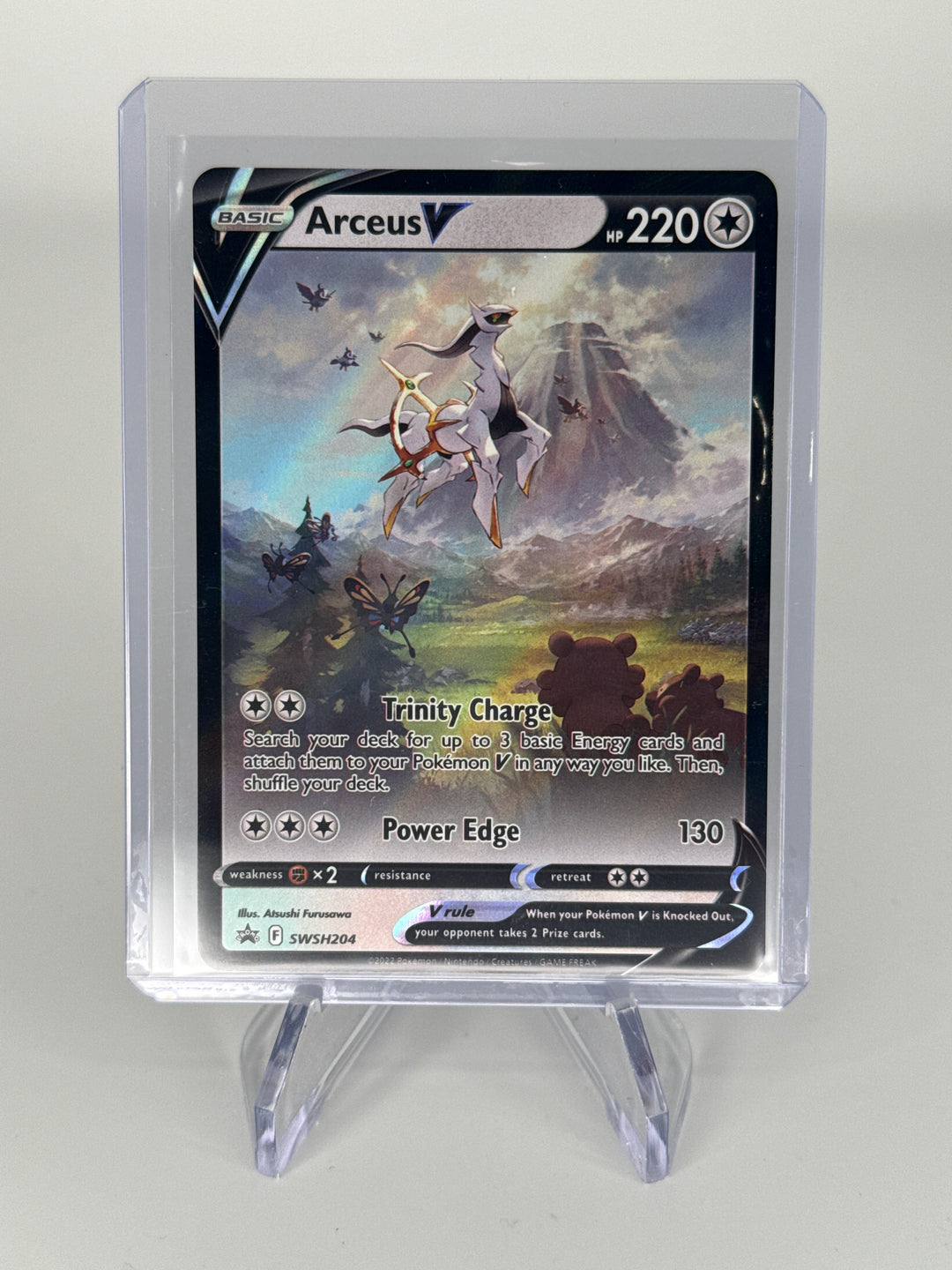 Pokemon TCG 2022 Arceus V Arceus V Figure Collection, SWSH204