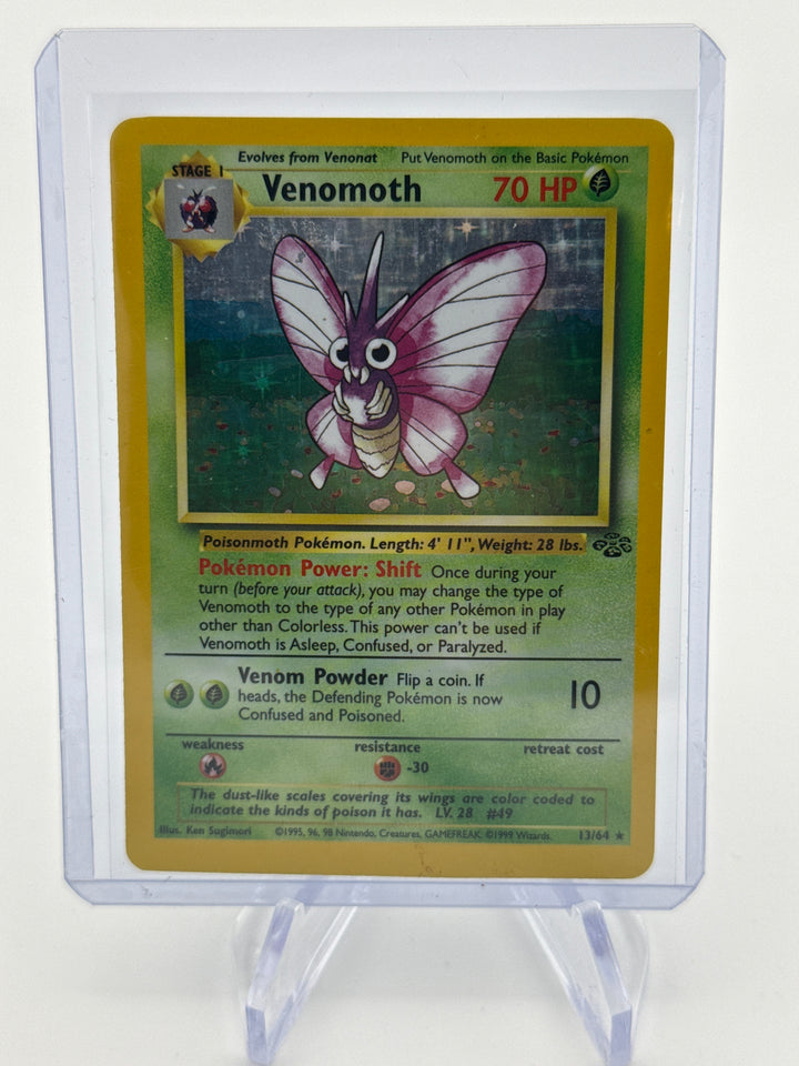 Pokémon TCG 1999 Venomoth Jungle Holo, 13/64