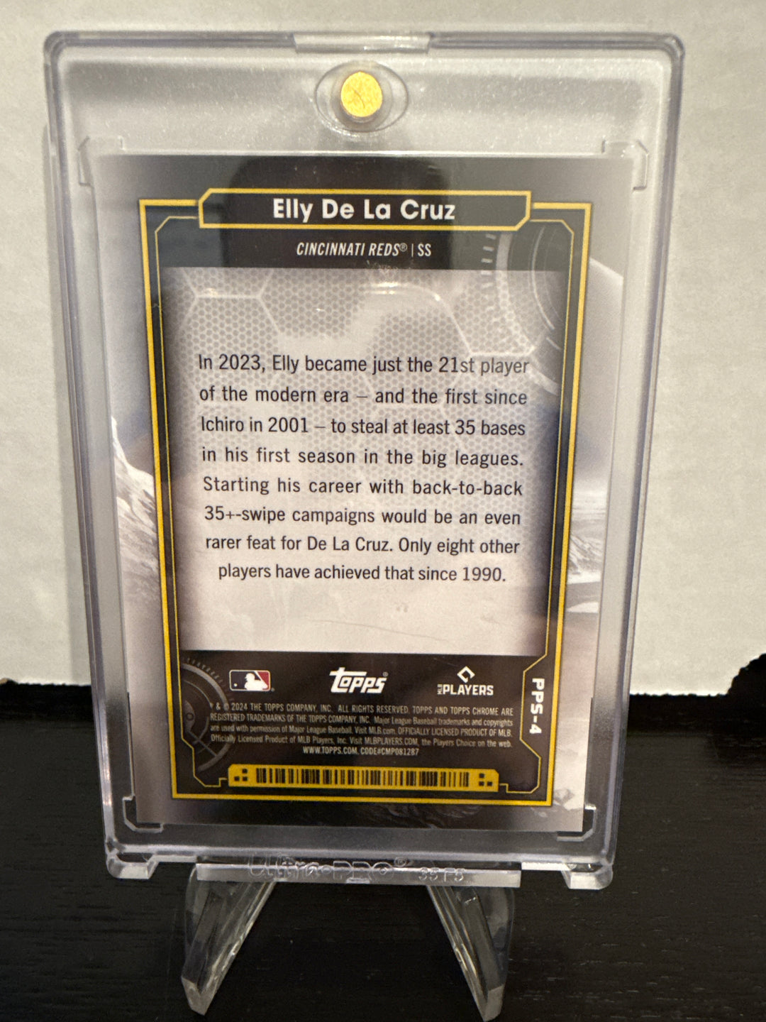 Elly De La Cruz 2024 Topps Cosmic Chrome Planetary Pursuit Rookie, The Sun, SSP Case Hit