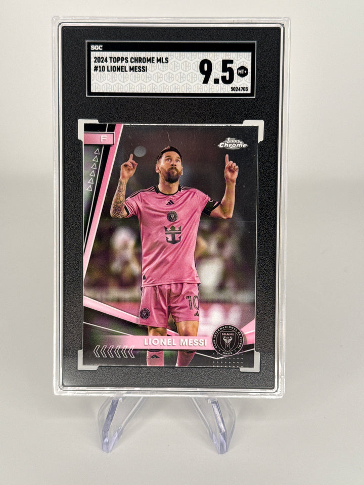 Lionel Messi 2024 Topps Chrome MLS, SGC 9.5 Gem Mint