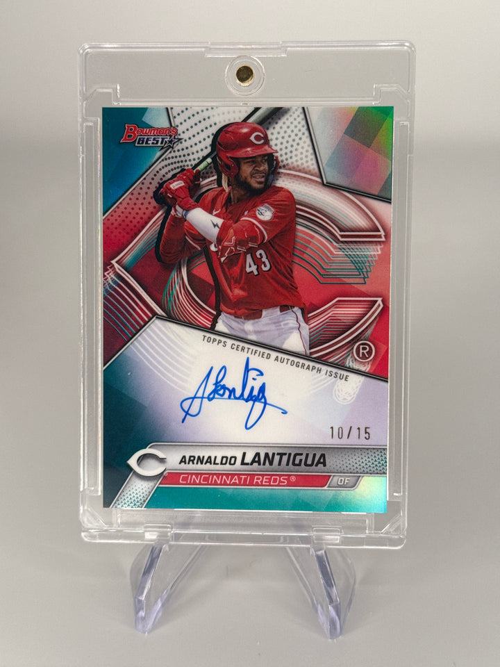 Arnaldo Lantigua 2025 Bowman's Best Best of 2025 Teal Refractor Auto, 10/15