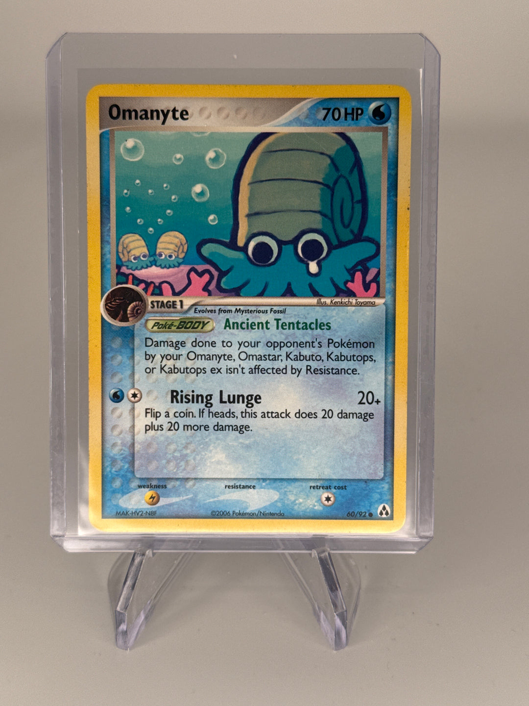 Pokemon TCG 2006 Omanyte EX Legend Maker, 60/92