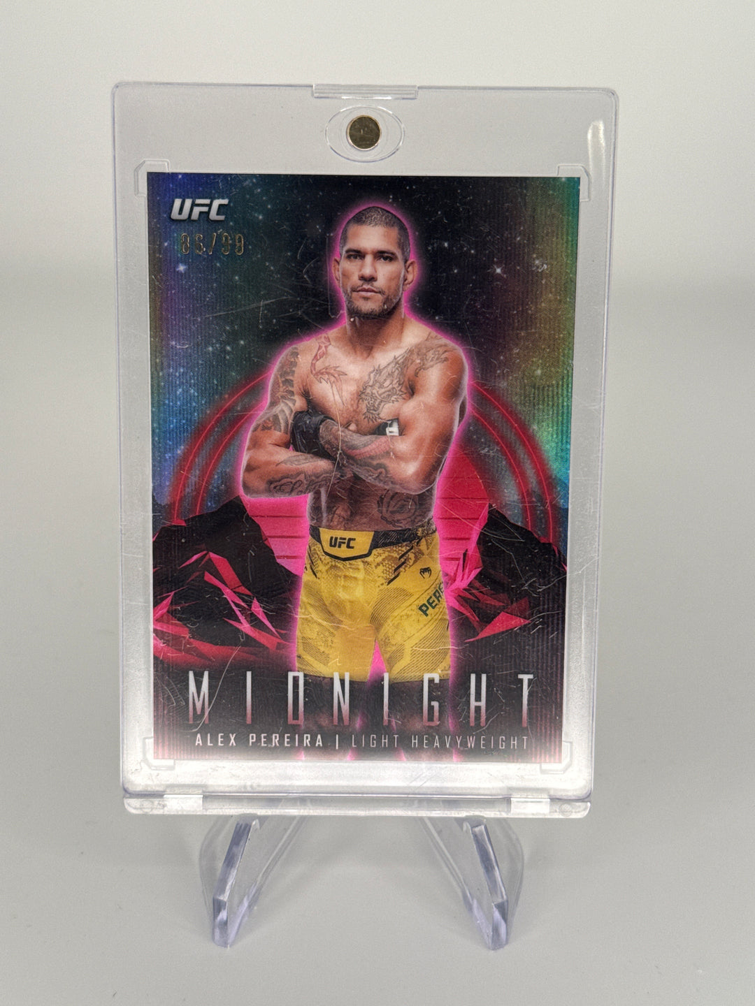 Alex Pereira 2024 Topps Midnight, 86/99