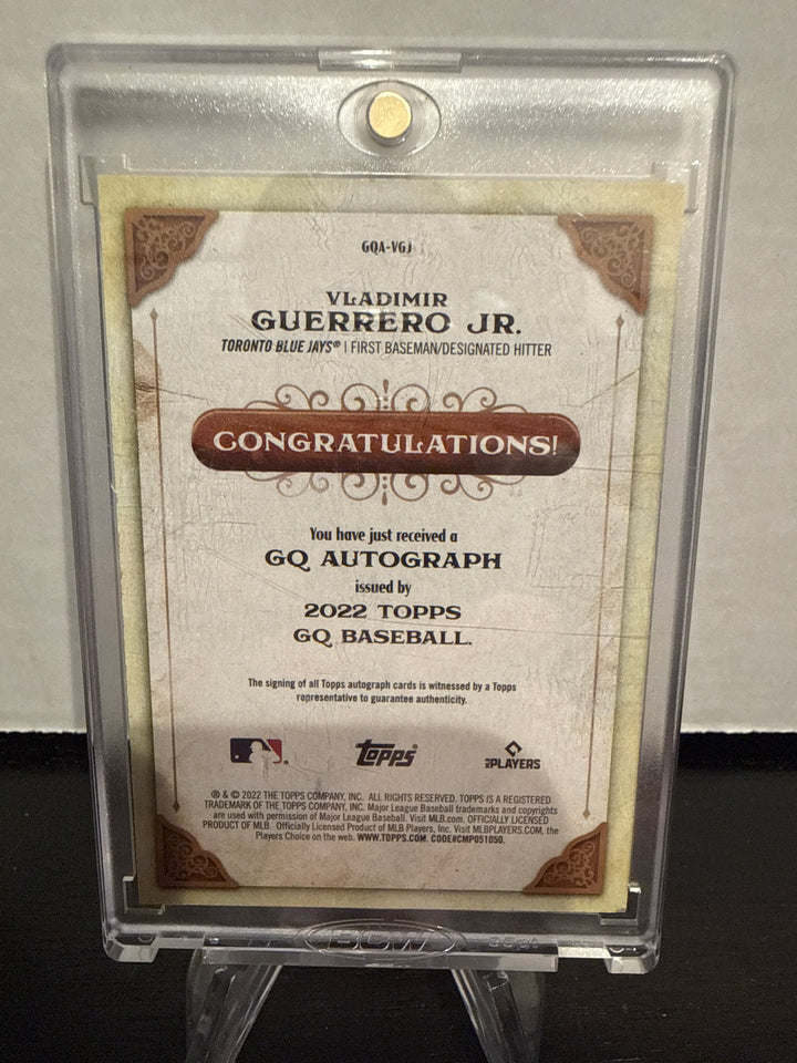 Vladimir Guerrero Jr. 2022 Topps Gypsy Queen Auto