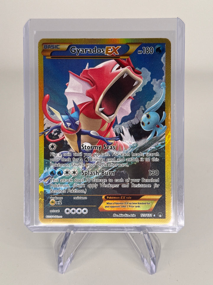 Pokemon TCG 2016 Gyarados EX Breakpoint Ultra Rare, Full Art, 123/122