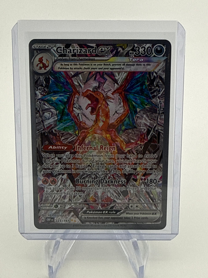 Pokemon TCG 2023 Charizard EX Obsidian Flames Special Illustration Rare, 223/197