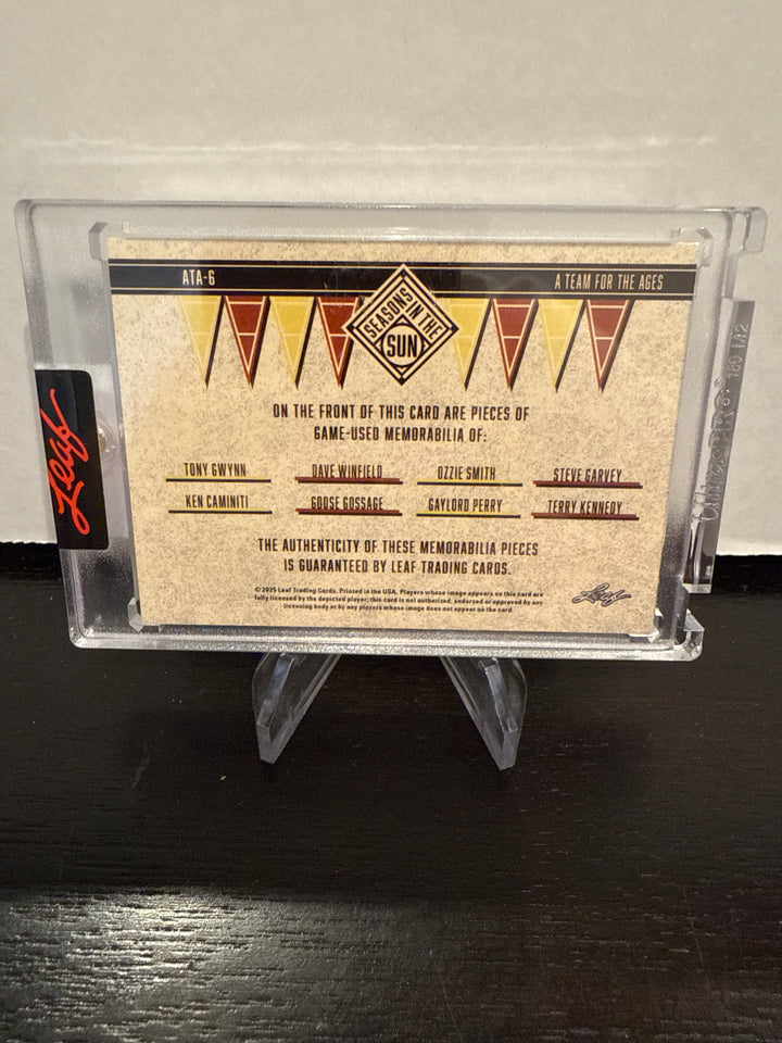 2025 Leaf Season in the Sun, A Team for the Ages Octa Relic, 5/8