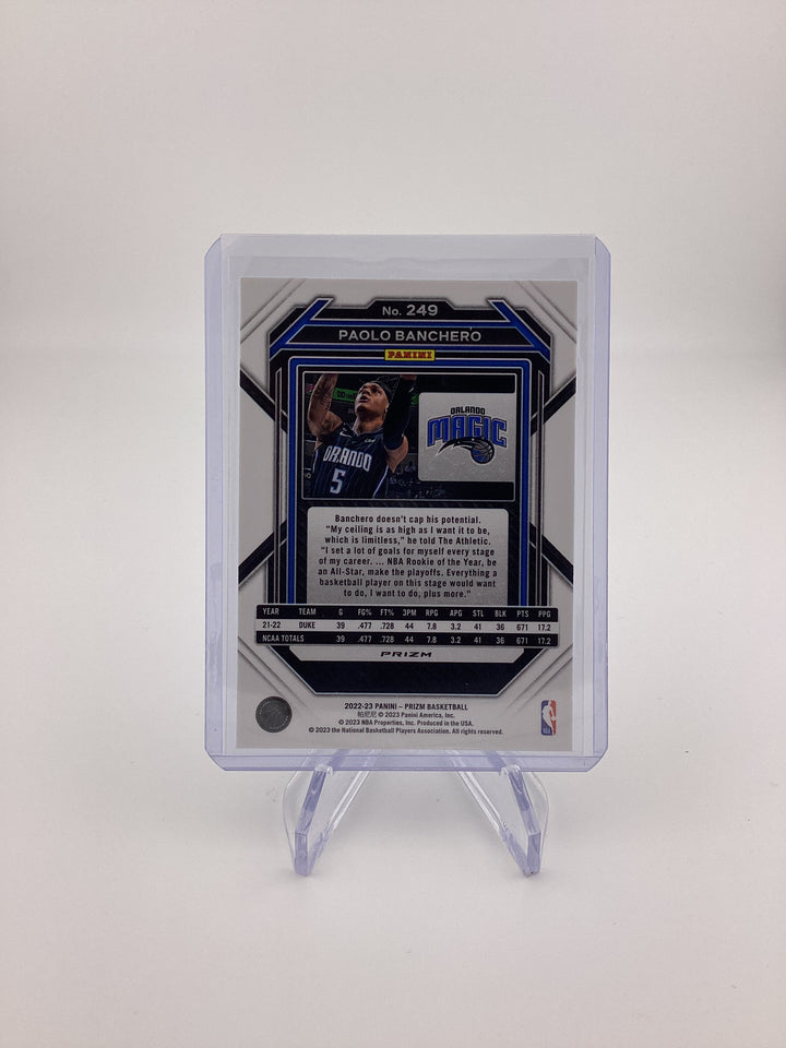 Paolo Banchero 2022 Panini Prizm Silver Rookie