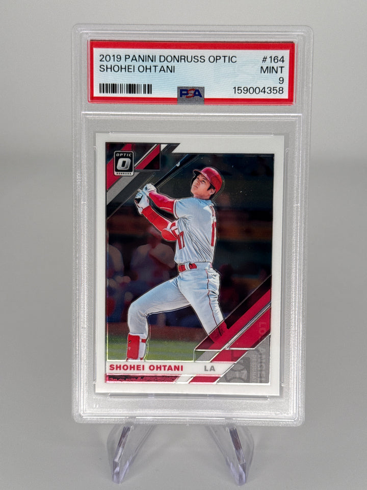 Shohei Ohtani 2019 Panini Donruss Optic, PSA 9 Mint