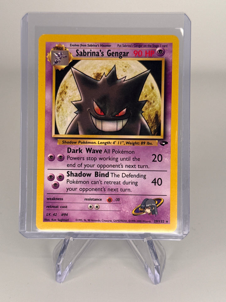 Pokemon TCG 2000 Sabrina's Gengar Gym Challenge, 29/132