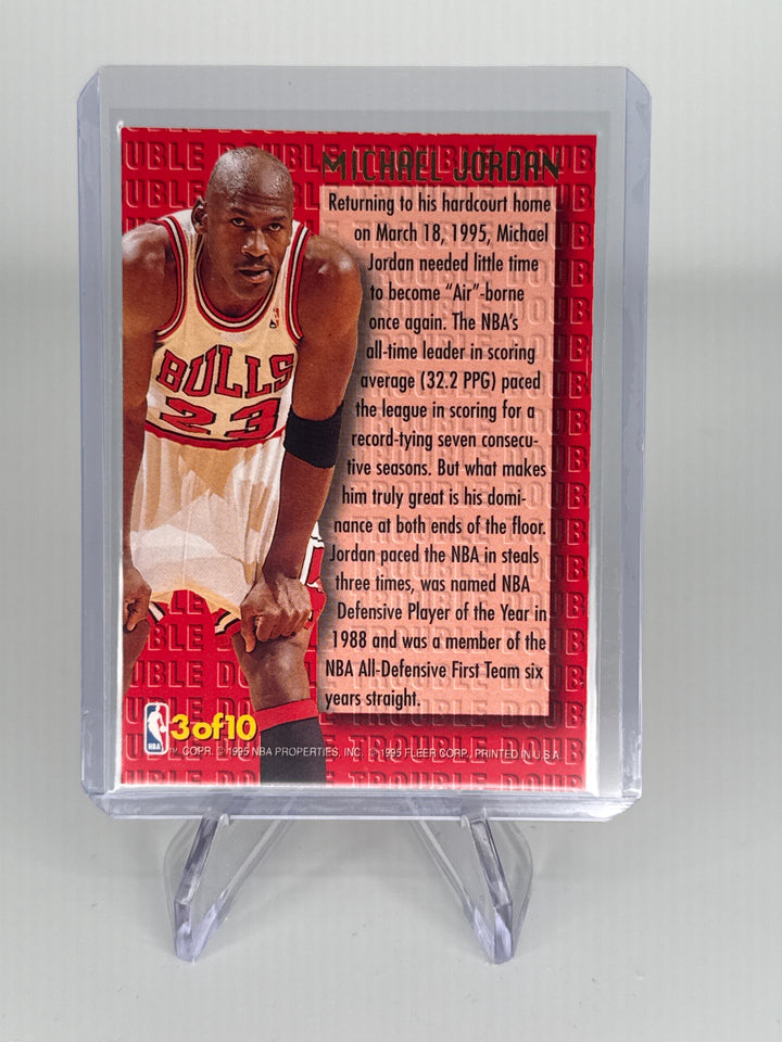Michael Jordan 1995 Fleer Ultra Double Trouble