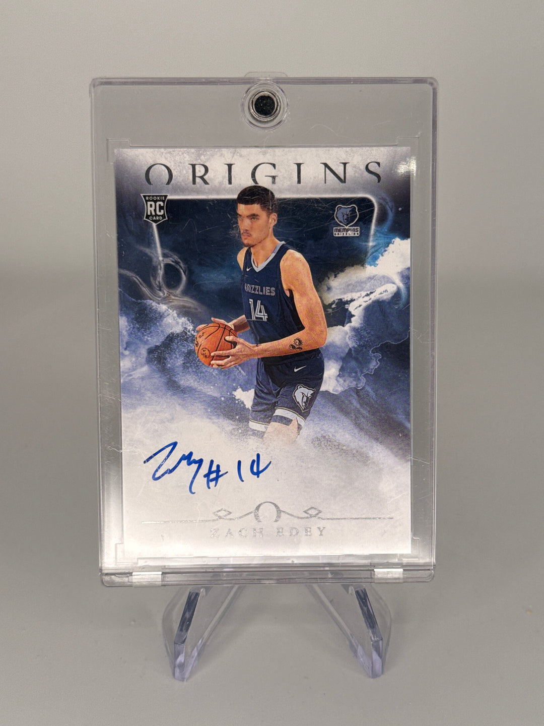 Zach Edey 2024 Panini Origins Rookie Auto