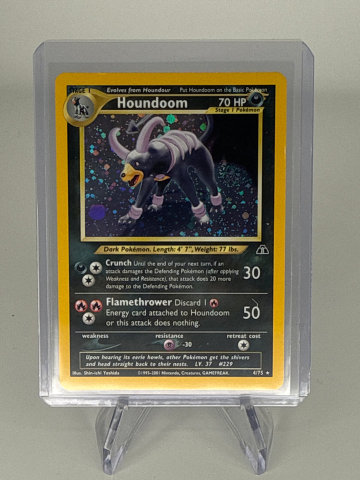 Pokemon TCG 2001 Houndoom Neo Discovery Holo, 4/75