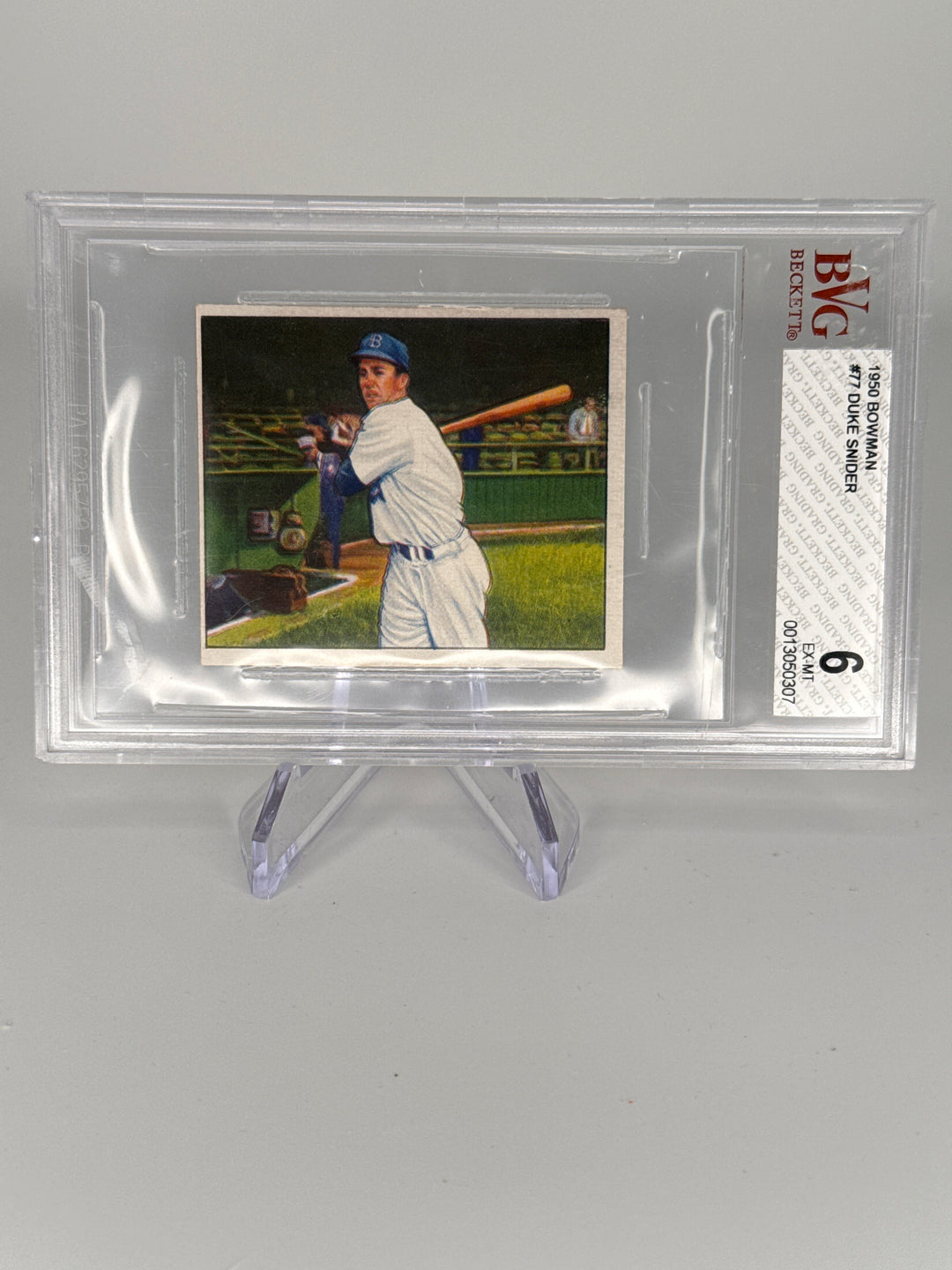 Duke Snider 1950 Bowman, BVG 6