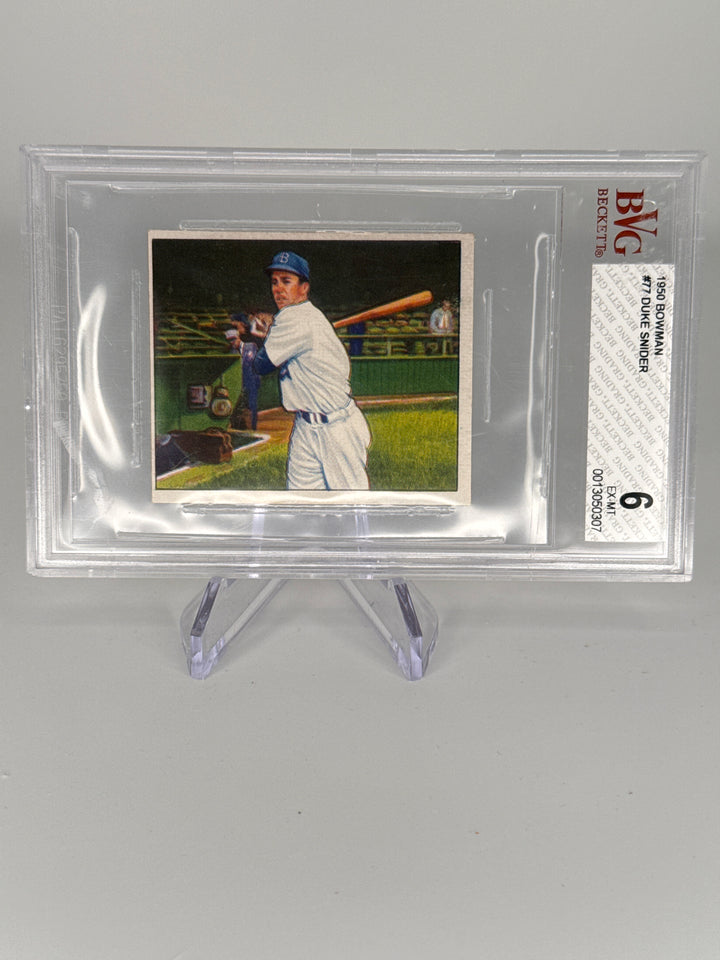 Duke Snider 1950 Bowman, BVG 6