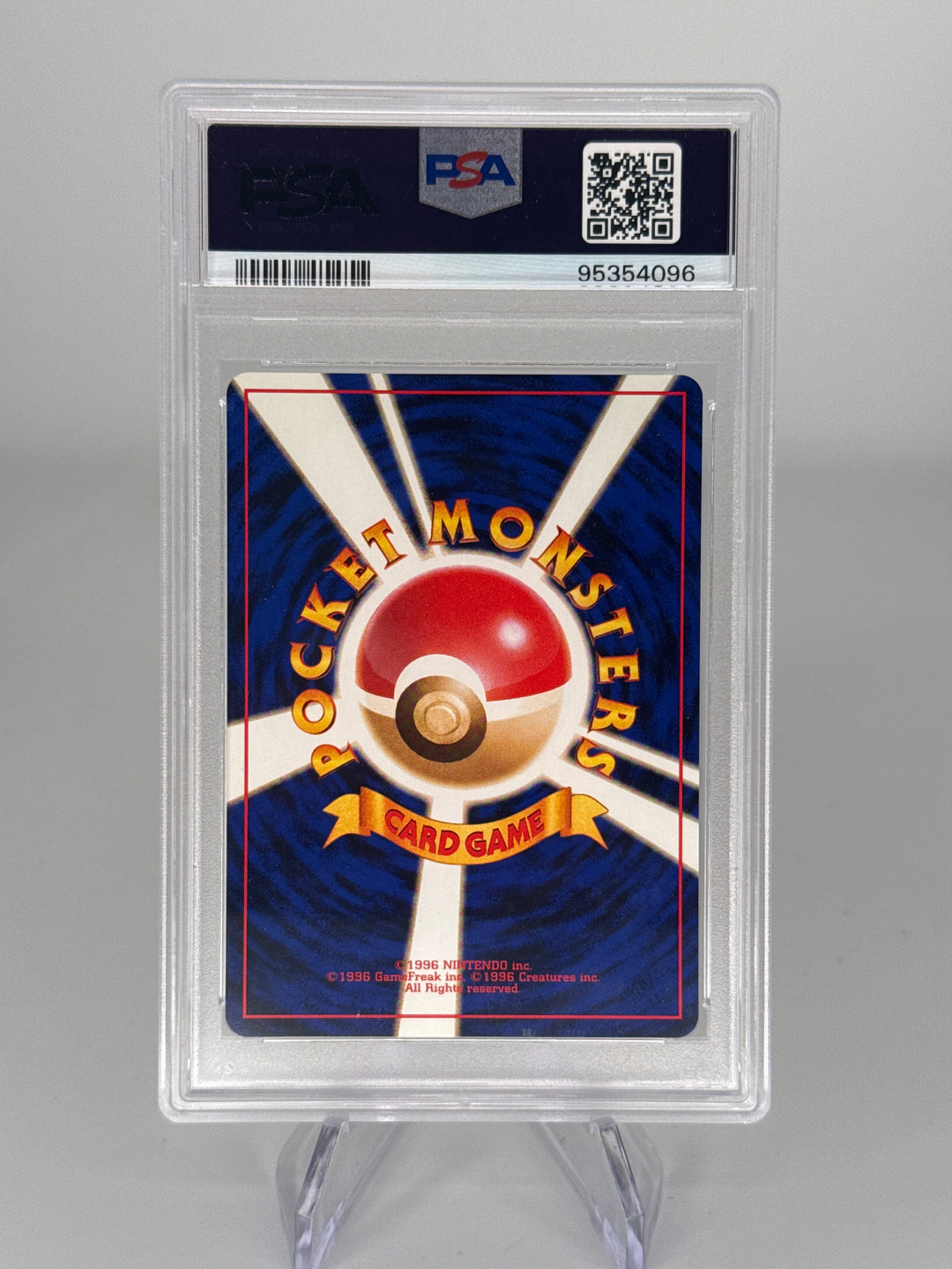 Pokemon TCG 1997 Japanese Dark Jolteon Team Rocket, 135, PSA 9 Mint