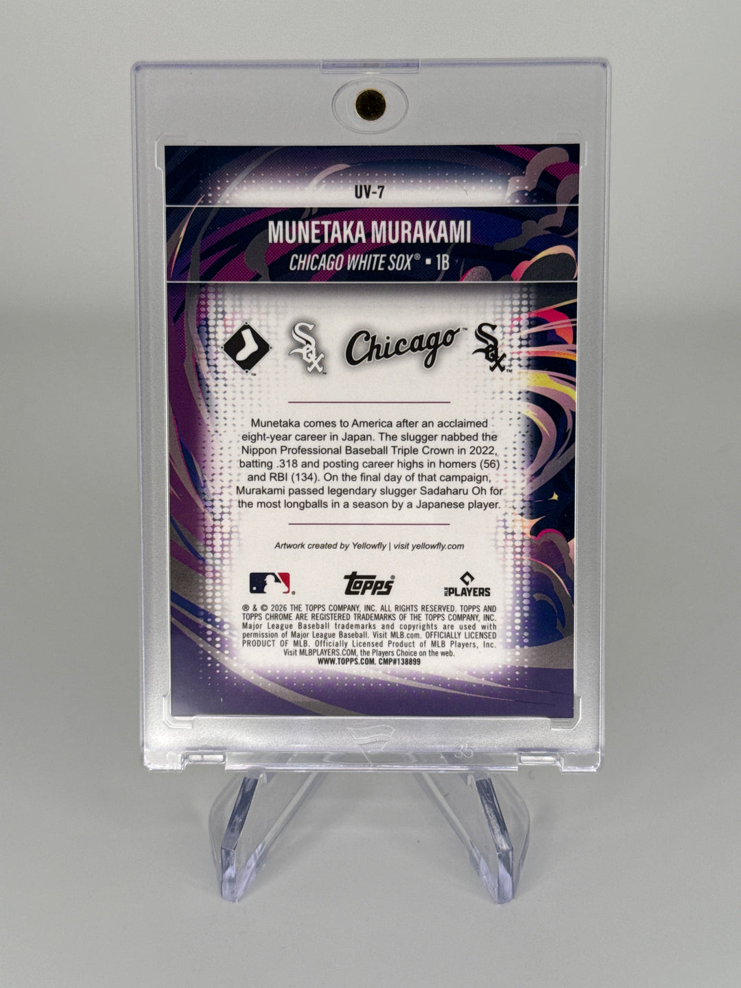 Munetaka Murakami 2026 Topps Chrome Ultra Violet SSP Case Hit Rookie