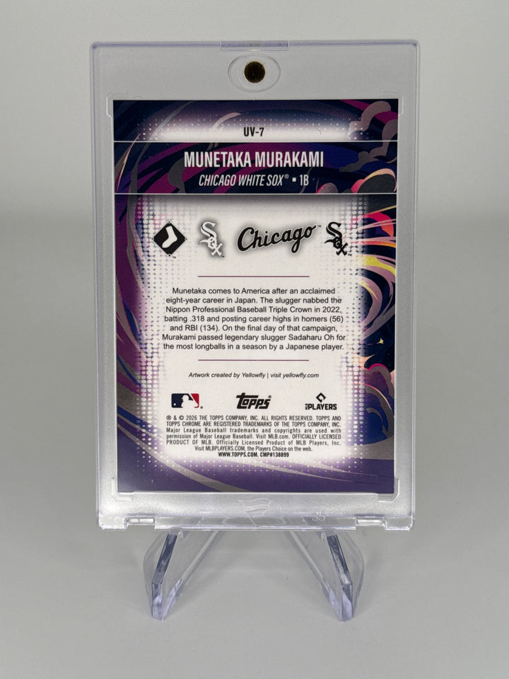 Munetaka Murakami 2026 Topps Chrome Ultra Violet SSP Case Hit Rookie
