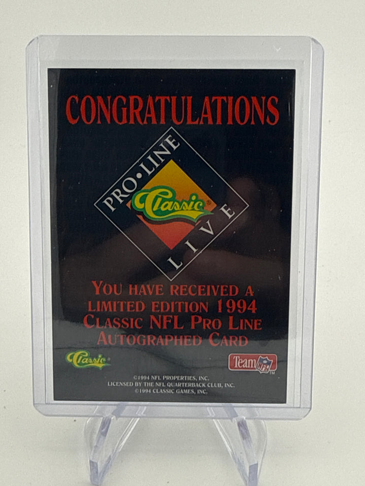 Steve Young 1994 Pro Line Auto, 886/925