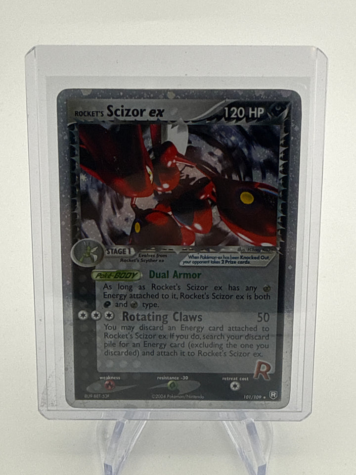 Pokemon TCG 2004 Rocket's Scizor EX Team Rocket Returns Holo, 101/109