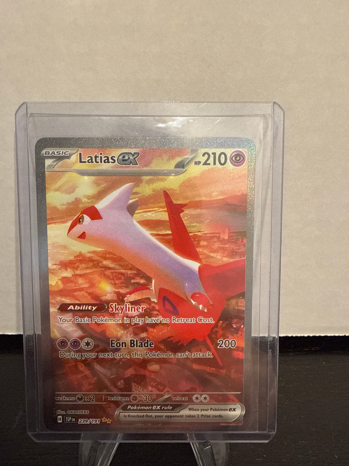 Pokemon TCG 2024 Latias EX Surging Sparks Special Illustration Rare, 239/191