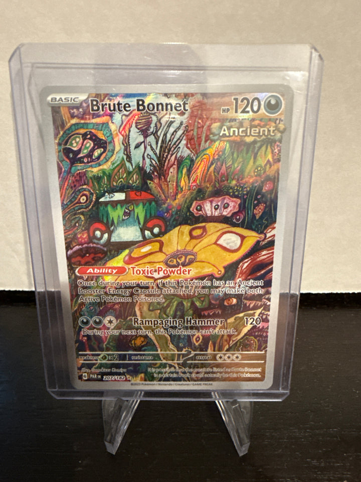 Pokemon TCG 2023 Brute Bonnet Paradox Rift Full Art Illustration Rare, 207/182