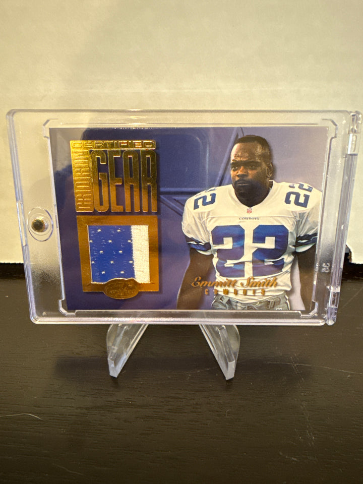 Emmitt Smith 1999 Donruss Certified Gridiron Gear Game Used Relic, 083/300