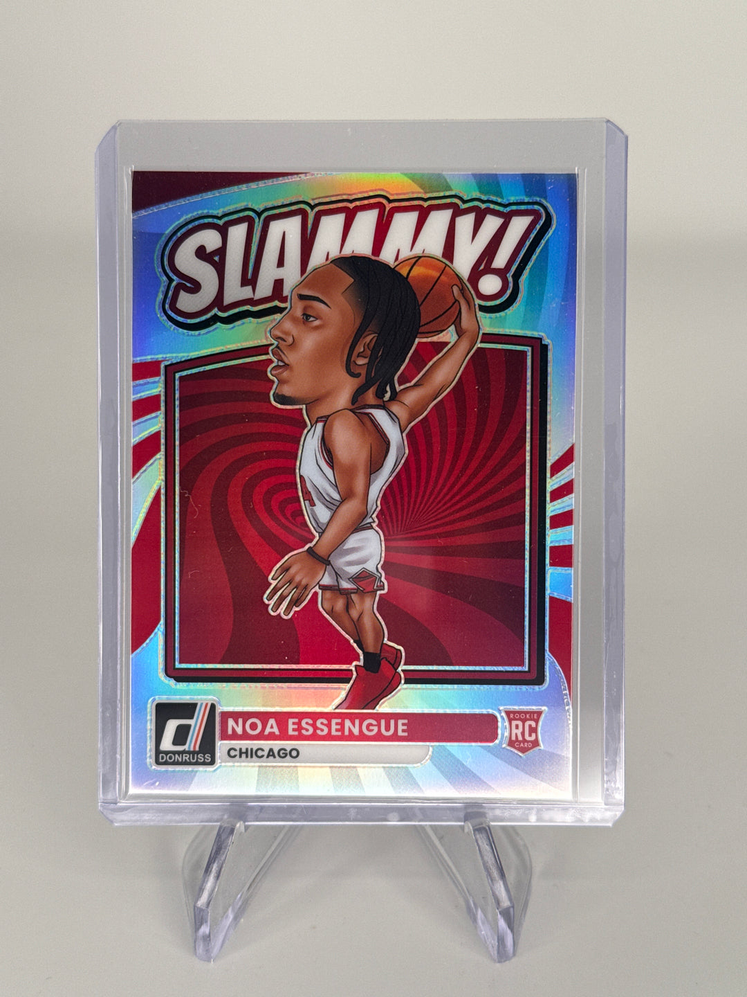 Noa Essengue 2026 Panini Donruss SLAMMY SSP Case Hit Rookie
