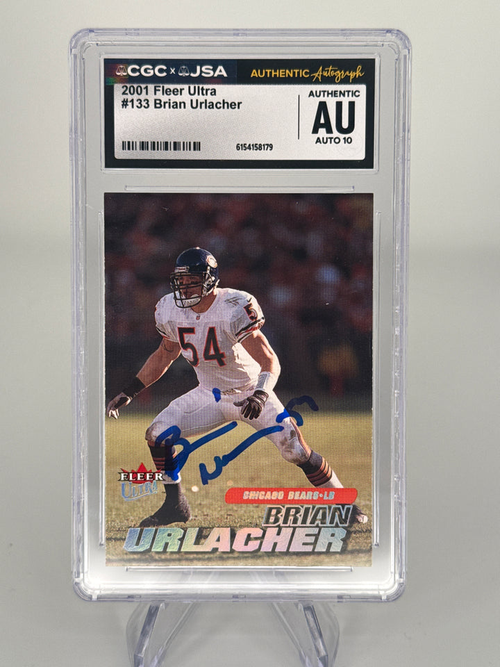 Brian Urlacher 2001 Fleer Ultra CGC/JSA Authentic Auto