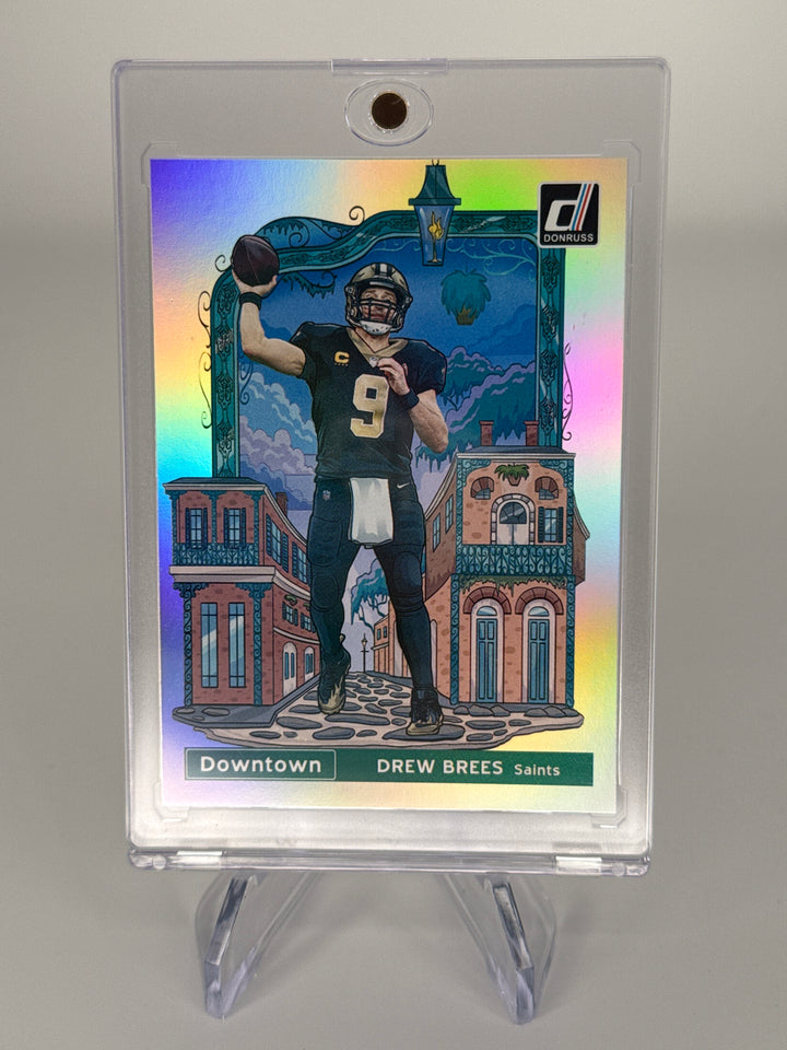Drew Brees 2021 Panini Donruss Downtown SSP Case Hit