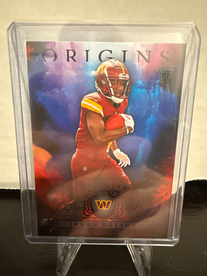 Jahan Dotson 2022 Panini Origins Pedigree Rookie SSP Case Hit