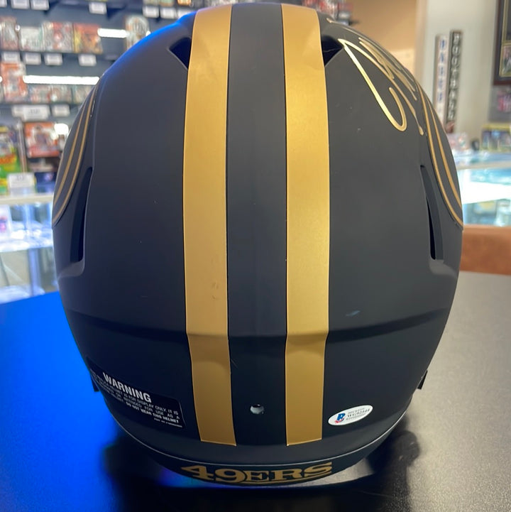 Full-Size Replica San Francisco 49ers Jeff Garcia Autographed Helmet