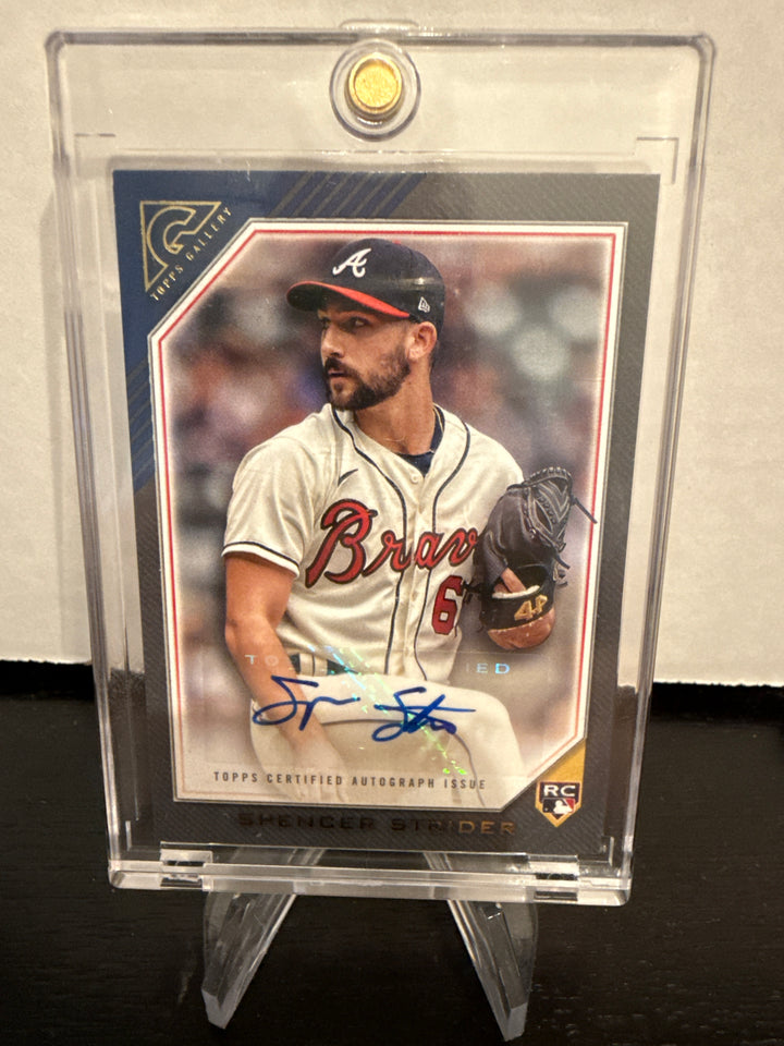 Spencer Strider 2022 Topps Gallery Rookie Auto