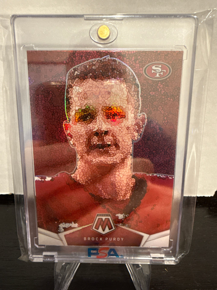 Brock Purdy 2024 Panini Mosaic Micro Mosaic Case Hit