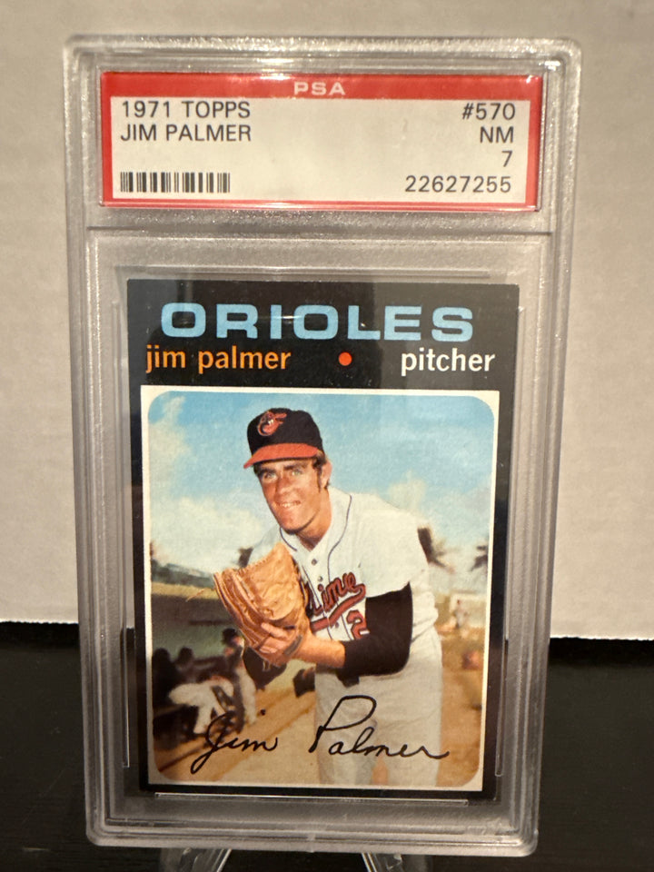 Jim Palmer 1971 Topps, PSA 7