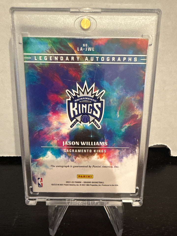 Jason Williams 2022 Panini Origins Legendary Auto