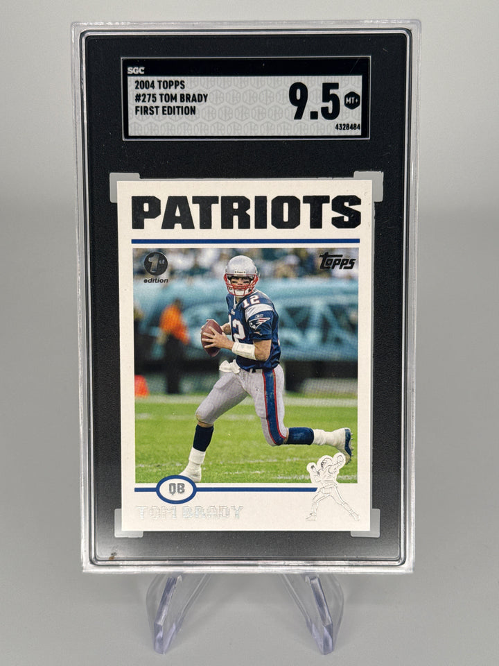 Tom Brady 2004 Topps First Edition, SGC 9.5 Gem Mint
