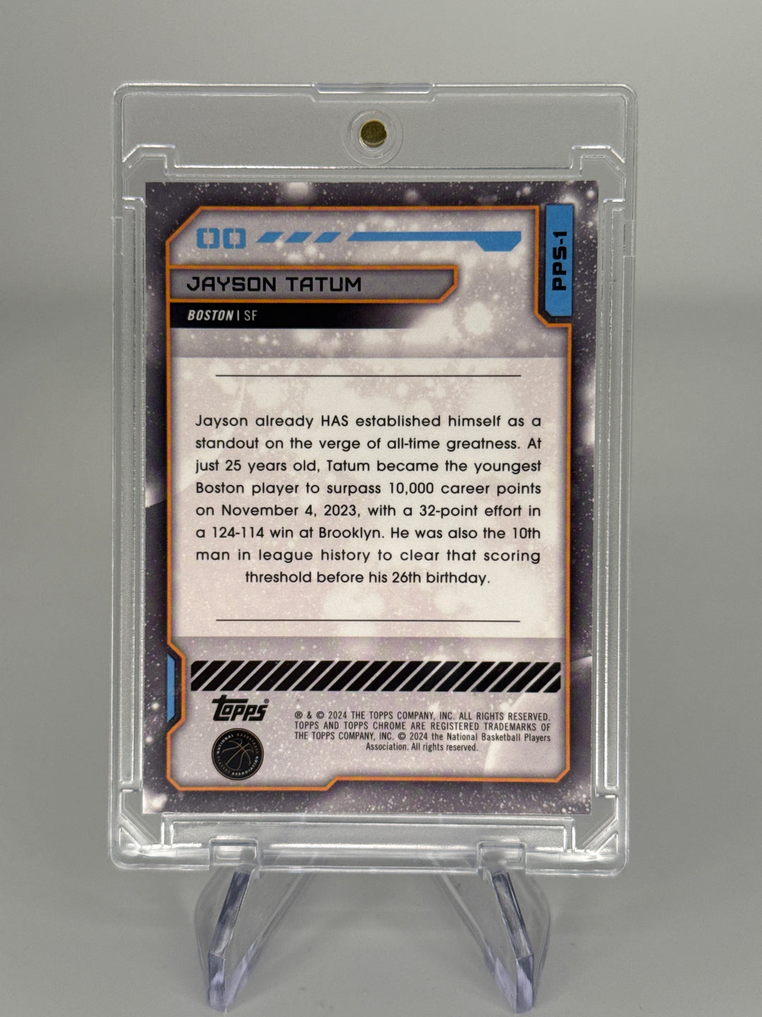 Jayson Tatum 2024 Topps Chrome Cosmic Planetary Pursuit The Sun SSP Case Hit