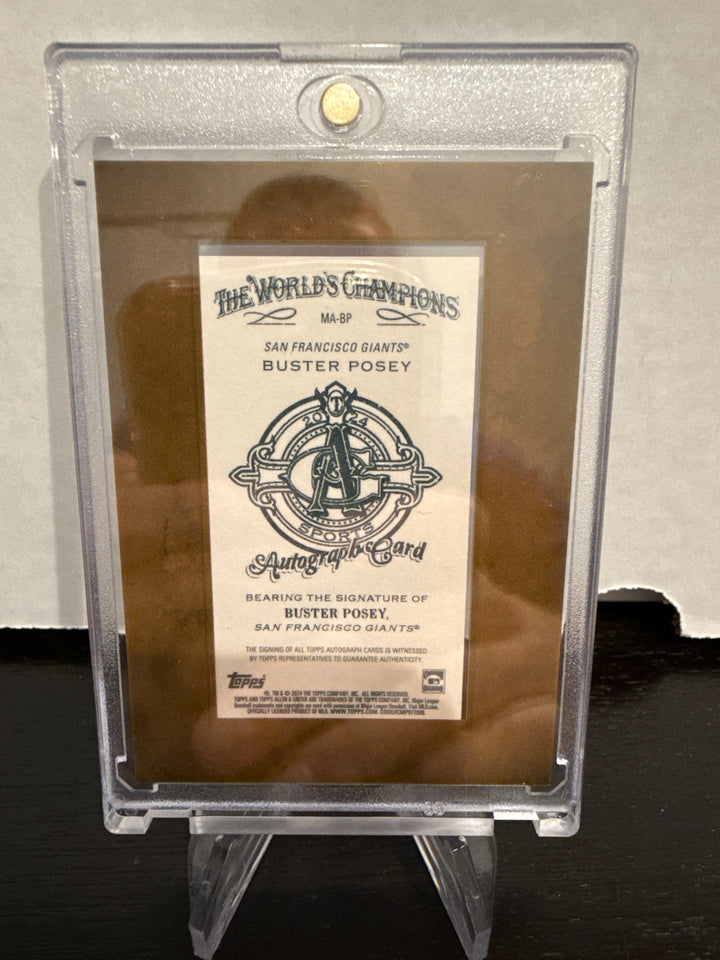 Buster Posey 2024 Allen & Ginter Framed Auto
