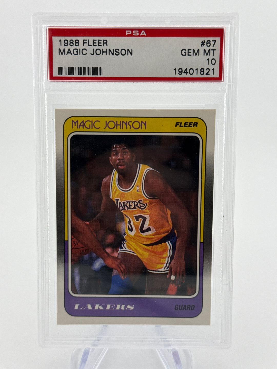 Magic Johnson 1988 Fleer, PSA 10 Gem Mint
