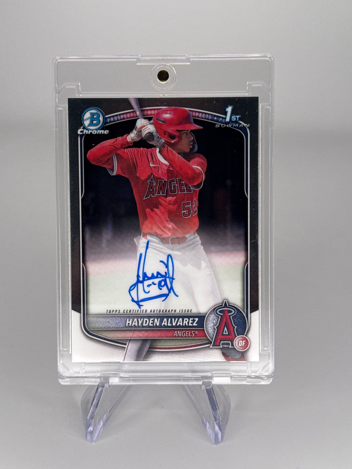 Hayden Alvarez 2025 Bowman Chrome 1st Auto
