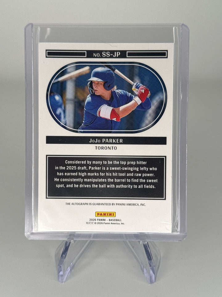 JoJo Parker 2026 Panini Immaculate Noir Auto, 29/99