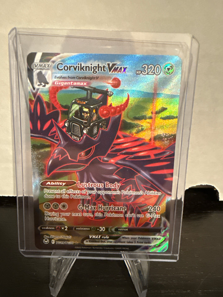 Pokemon TCG 2022 Corviknight VMax Silver Tempest Trainer Gallery, TG19/TG30